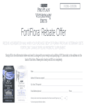 Fortiflora Rebate  Form