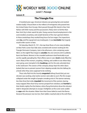 Wordly Wise Book 8 Lesson 8 Answer Key  Form