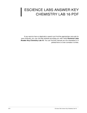 Escience Labs Answer Key  Form