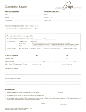 Pcli for Doctors  Form