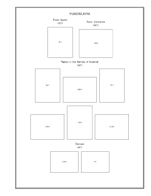 Printable Stamp Album Pages PDF  Form