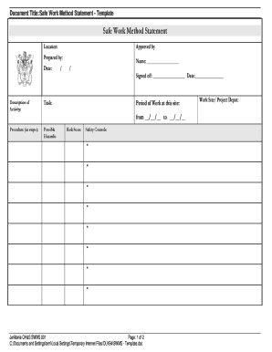 Jsa Template Nsw  Form