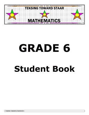 Teksing toward Staar Grade 6  Form