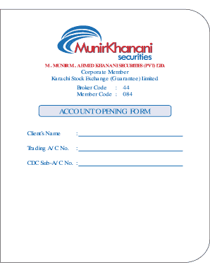 Munir Khanani Mobile App  Form