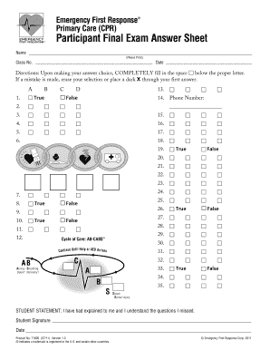 Padi Efr Exam Answers  Form