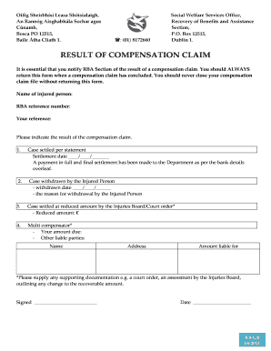 Claimant Form