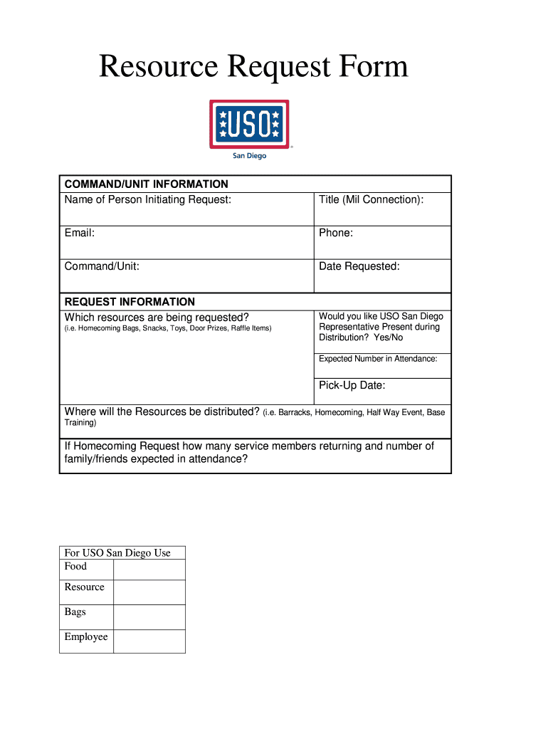 State of Nevada Ndem Seoc Resource Request Form