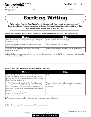 Storyworks Answer Key  Form