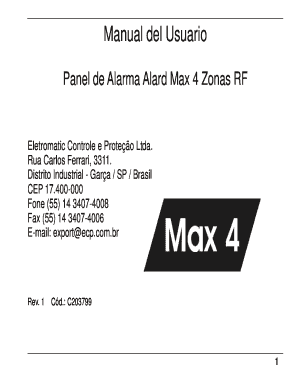 Alard Max Rf Manual  Form