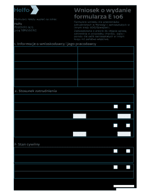 Helfo E 106 Polski PDF  Form