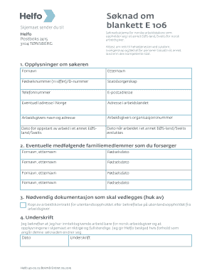 E106 Form