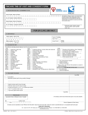 Pm Care Gp Visit and Consent Form