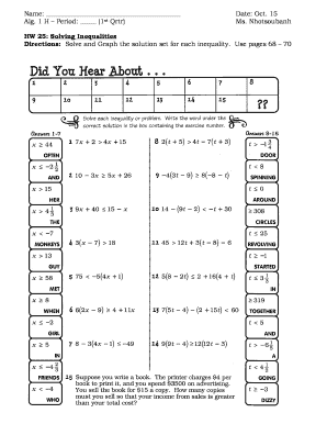 Did You Hear About Answer Key  Form