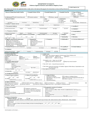 Printable Vawc Forms