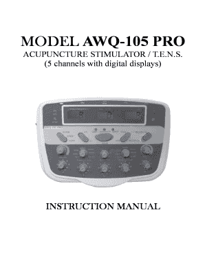 Awq 105 Pro  Form