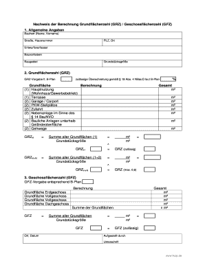 Grz Berechnung  Form