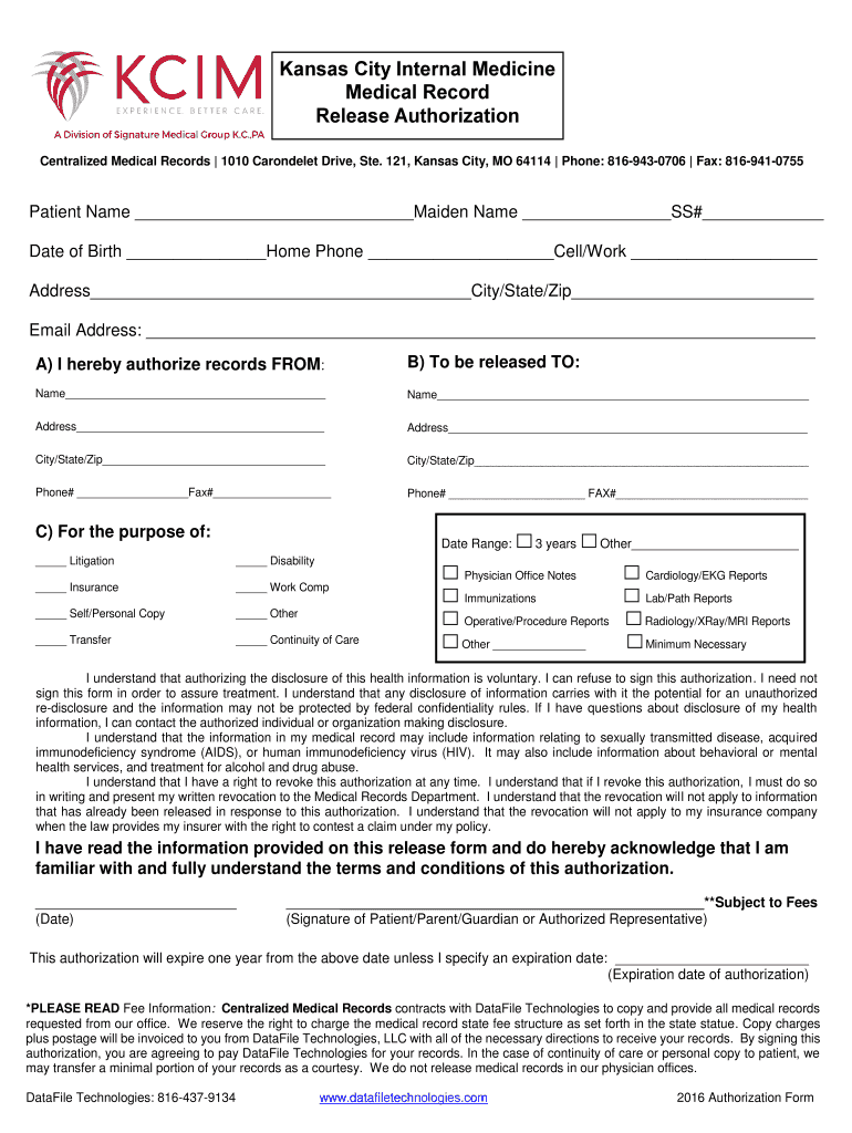  Medical Representative Form Kansas 2016-2024