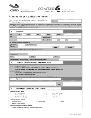 Amcu Membership Form
