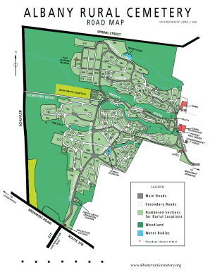 Albany Rural Cemetery Map  Form