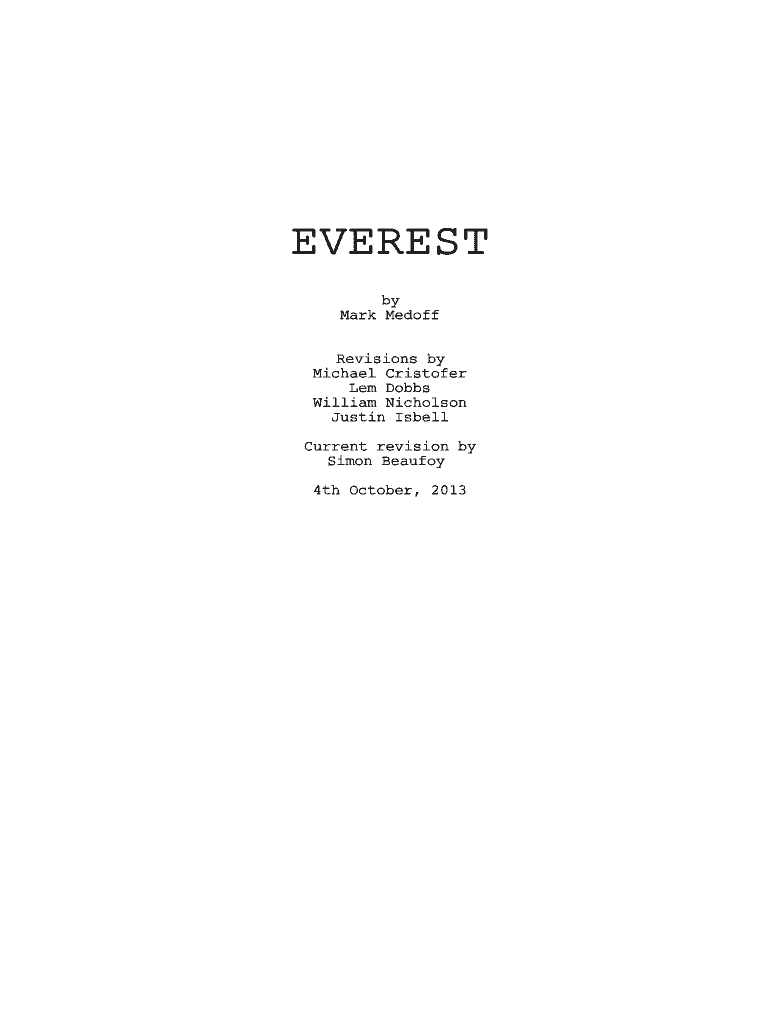 Everest Script  Form