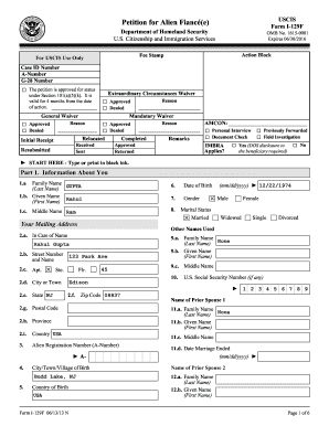 Sample I129  Form