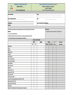 Checklist Dole  Form