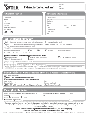 Patient Information Form Finder