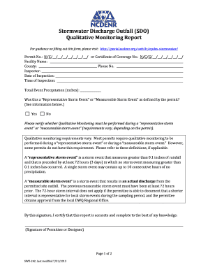  Stormwater Discharge Outfall SDO Qualitative Monitoring Report 2013