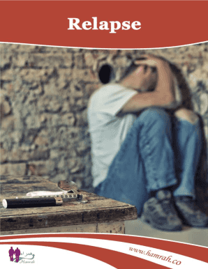 Relapse Booklet Hamrah Addiction E Book Hamrahco Hamrah  Form