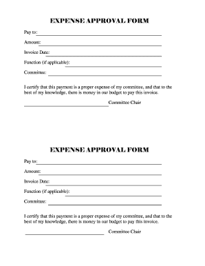 EXPENSE APPROVAL FORM First Lutheran Church Firstlutheranlorain