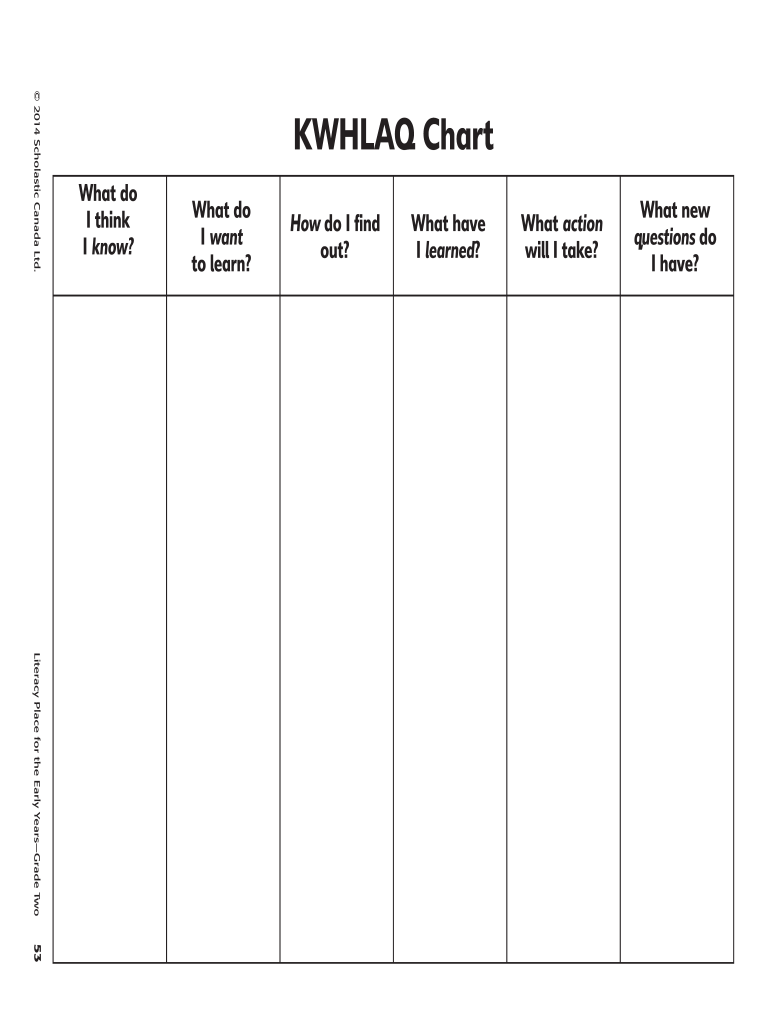 Kwhlaq Chart Template  Form
