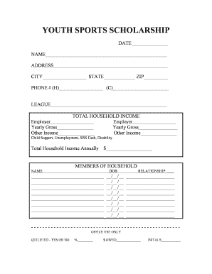 Ymcatopeka YOUTH SPORTS SCHOLARSHIP FORM