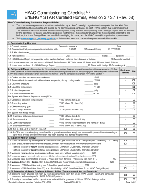 Air Conditioning Commissioning Sheet Template  Form