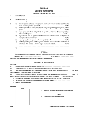 Cara Medical Certificate Format