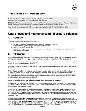 Nata Technical Note 13  Form