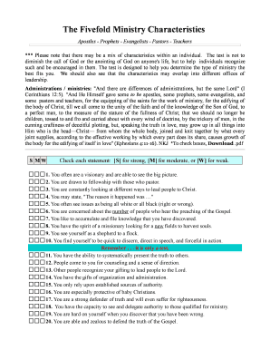 Apest Test PDF Form