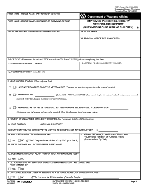 Get and Sign VA Form B21Pb B0518b B1b Veterans Benefits Administration 2018
