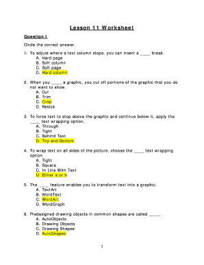 Ict Worksheets with Answers  Form