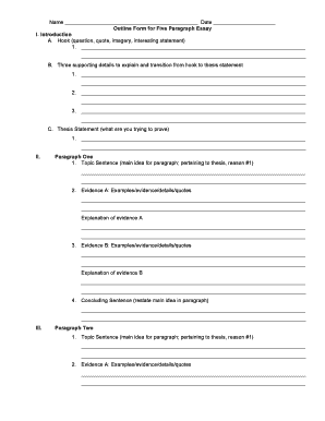 fill in the blank essay template pdf
