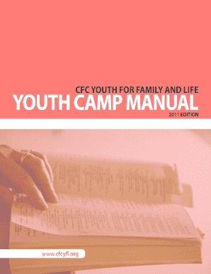 Youth Camp Manual  Form