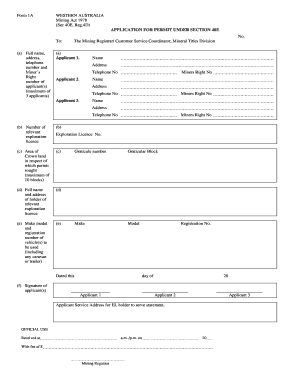 40e Permit  Form