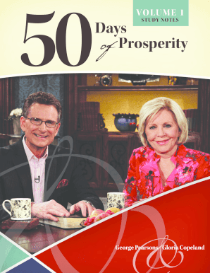 10 Days of Prosperity George Pearsons  Form