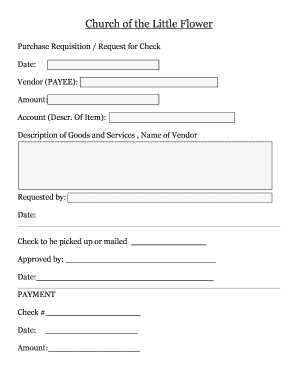 Check Request Form Church of the Little Flower Lfbhnj