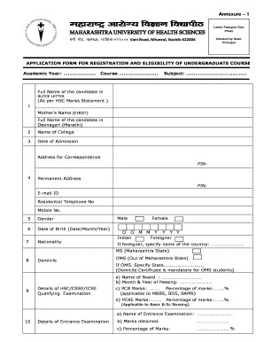 Muhs Eligibility Form