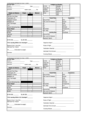 Polk State Aerospace Flight Dispatch Form Verson 11