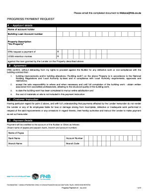 PROGRESS PAYMENT REQUEST Bonlinebbfnbbbcobbzab  Form