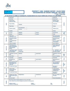 Skade Verslag Voorbeeld  Form