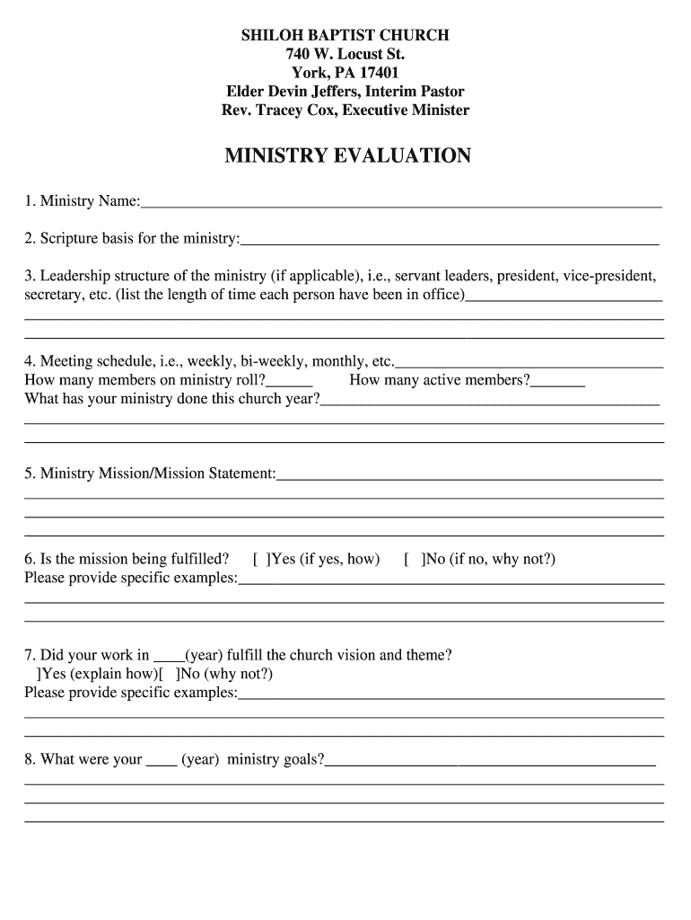 Church Documents on Vocational Maturity  Form
