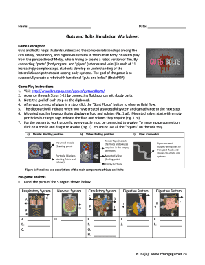 Boltss Worksheet PDF  Form