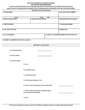 Atlanticare Charity Care  Form